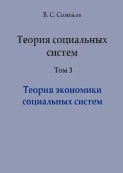 Владимир Соловьев - Теория социальных систем. Том 3. Теория экономики социальных систем