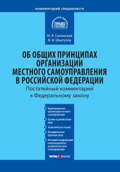 Владимир Шкатулла - Комментарий к Федеральному закону от 6 октября 2003 г. №131-ФЗ «Об общих принципах организации местного самоуправления в Российской Федерации»
