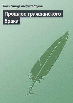 Александр Амфитеатров - Прошлое гражданского брака