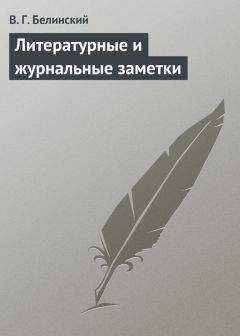 Виссарион Белинский - Литературные и журнальные заметки