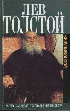 Александр Гольденвейзер - Вблизи Толстого. (Записки за пятнадцать лет)