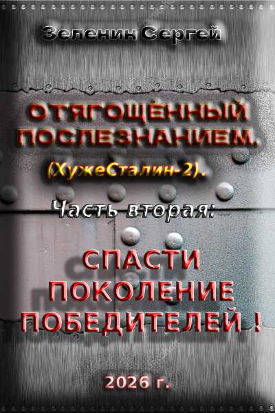 Отягощённый «Послезнанием» (ХужеСталин-2). Часть вторая: Спасти поколение победителей! - Сергей Николаевич Зеленин